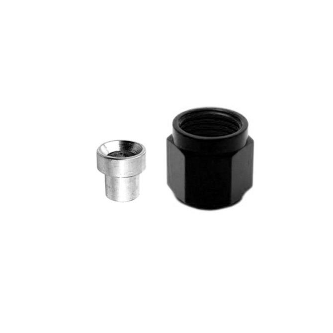 Nitrous Express 3AN B-Nut & Sleeve - Black