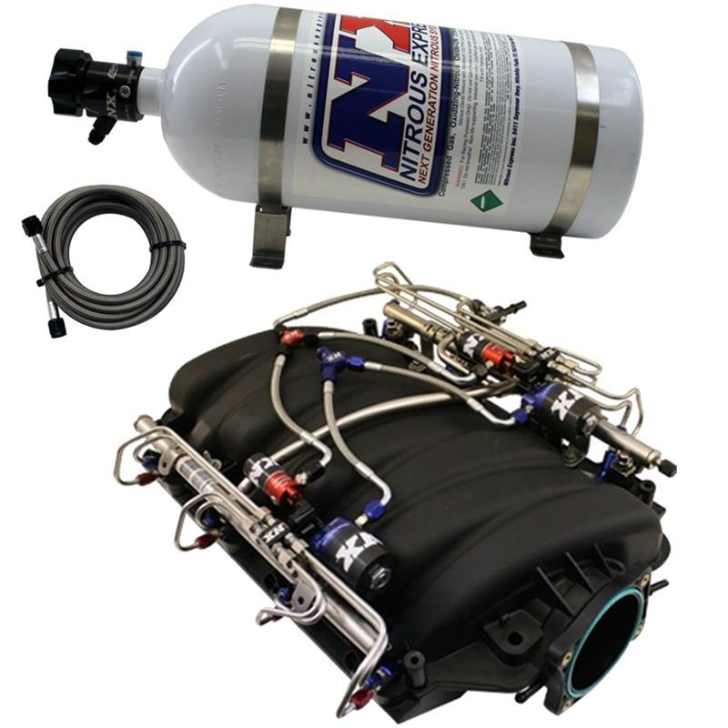 Nitrous Express (NX) Oxide Systems INTAKE012 FACTORY LS3 INTAKE W/ NX PIRANHA DIRECT PORT thumbnail 2