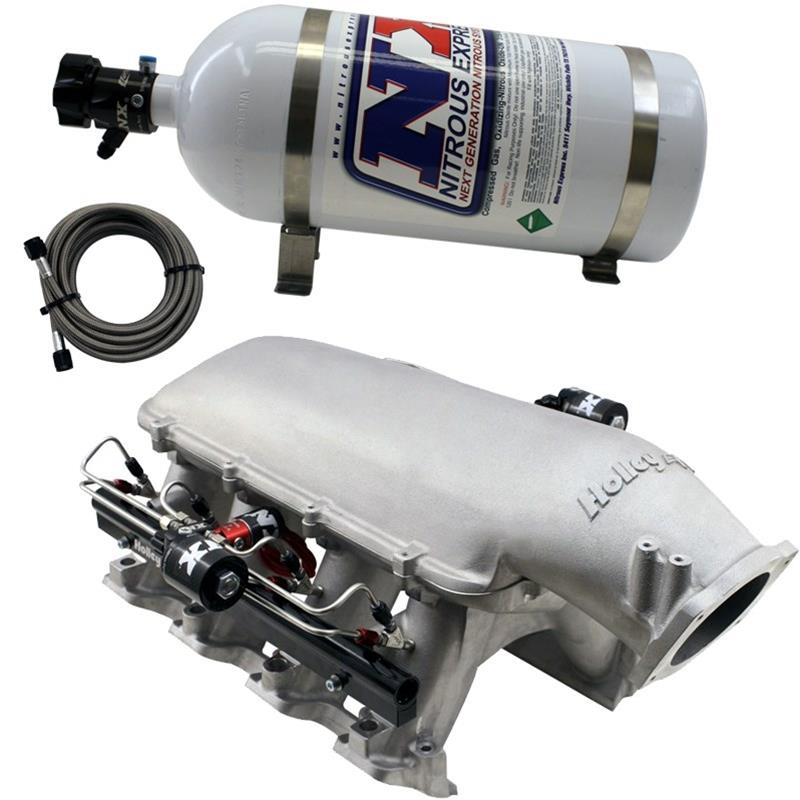 Nitrous Express (NX) Intake Manifolds, Fuel Injected INTAKE024 HOLLEY HI-RAM MANIFOLD FOR LS7 HEADS W/ NX DIRECT PORT thumbnail 2