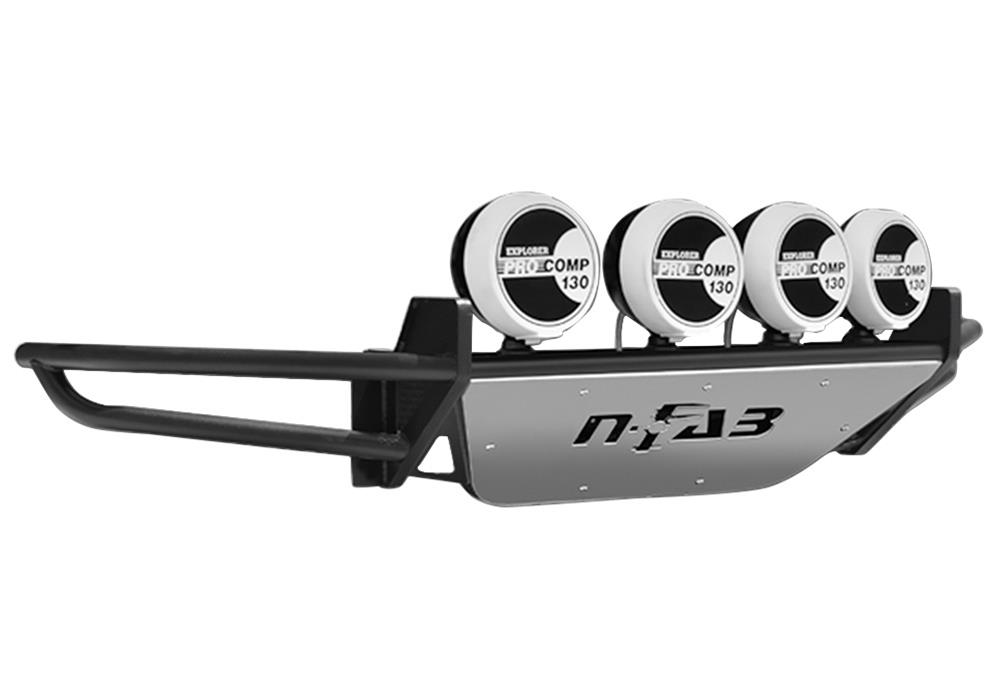 N-FAB Full Replacement R.S.P. Front Bumpers for 2011-2018 1500, 2019-2023 1500 CLASSIC, 2009-2010 RAM - D094RSP-TX Bumper, R.S.P., Front, Tube Style, Steel, Black Textured Powdercoated, Dodge, Ram, Each thumbnail 2