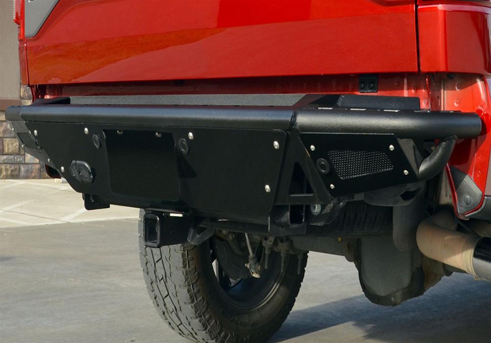 N-FAB RBS-H Pre-Runner Rear Bumpers C14RBS-H Bumper, Pre-Runner, Tube Style, Steel, Gloss Black Powdercoated, Chevrolet, GMC, Rear, Each thumbnail 2