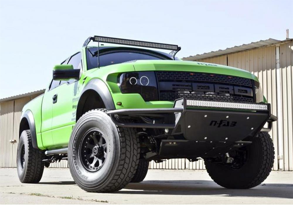 N-FAB Full Replacement R.S.P. Front Bumpers for 2014-2015 SILVERADO 1500 - C141LRSP Bumper, R.S.P., Front, Tube Style, Steel, Black Powdercoated, Chevy, Each thumbnail 2