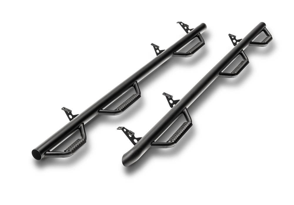 N-FAB Nerf Steps for 2005-2015 TACOMA - T0690CC-6-TX Step Bars, Bars, Bed Access, Steel, Textured Black Powdercoated, 2 in. Diameter, Toyota, Pair thumbnail 4