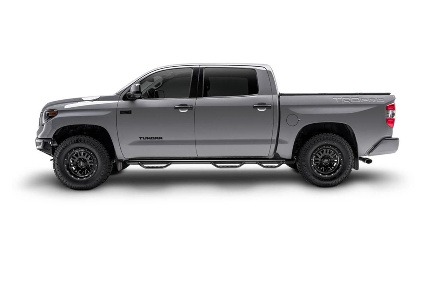 N-Fab Nerf Step 20-21 Chevy/GMC 2500/3500 Crew Cab 6.4ft Bed - Bed Access - Tex. Black - 3in thumbnail 3