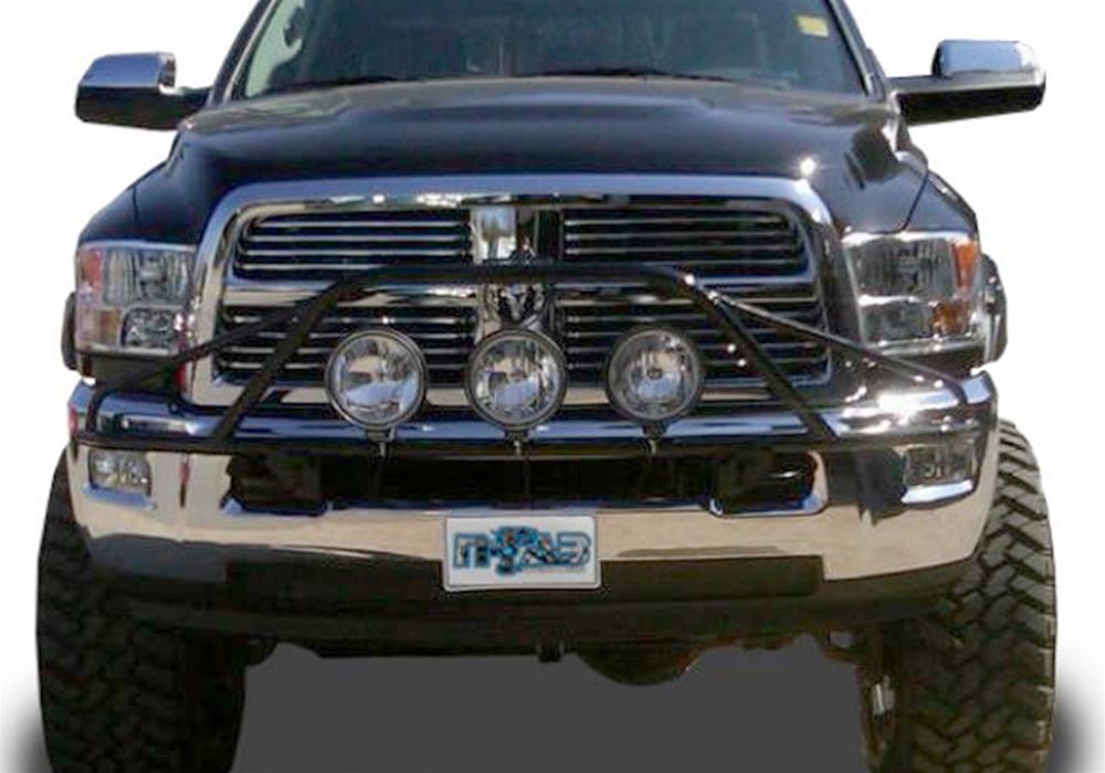 N-FAB Pre-Runner Light Bar Grille Guards D103LH Guard, Pre-Runner, Steel, Black Powdercoated, Dodge, Ram, Each thumbnail 2