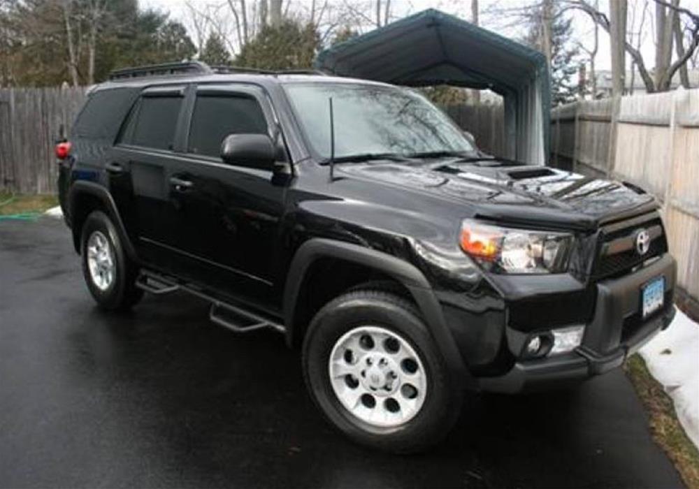 N-fab - Running Boards, Nerf Bars and Rock Sliders for 2010-2013 4RUNNER T0960R-GB Step Systems, Step, Gloss Black 10-13 Toyota 4 Runner 4 Door SUV Gas SRW