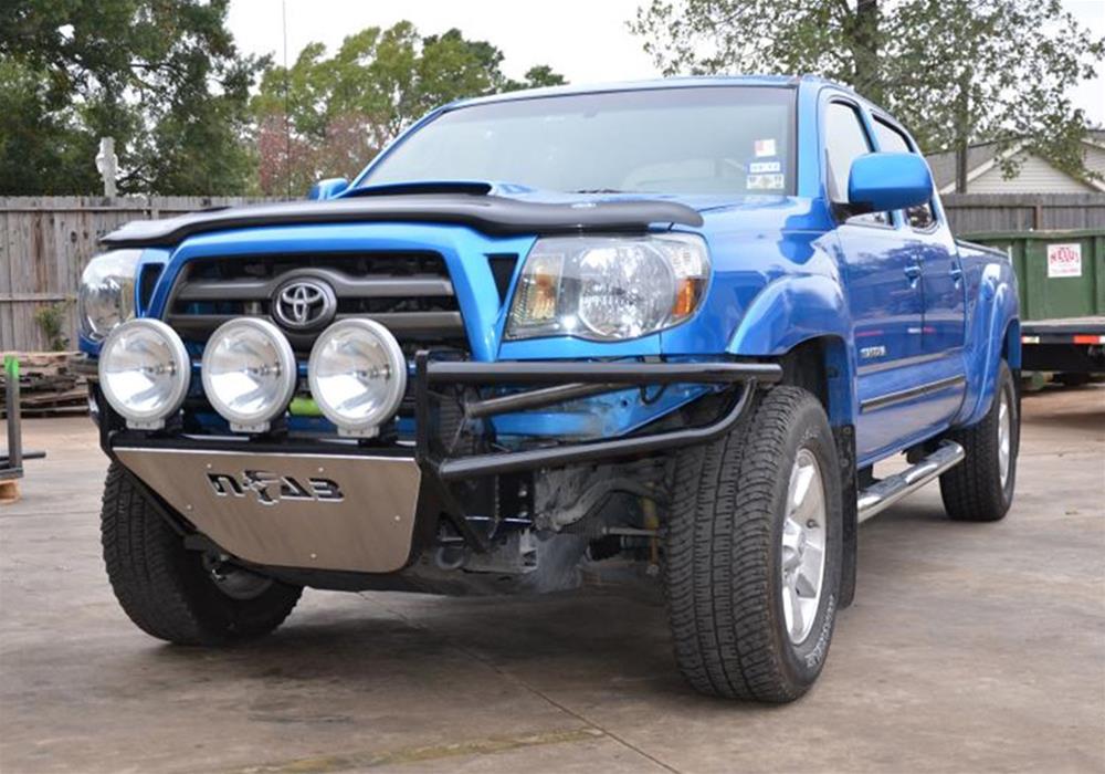 N-FAB Full Replacement R.S.P. Front Bumpers for 2005-2015 TACOMA - T053RSP-TX Bumper, R.S.P., Front, Tube Style, Steel, Black Textured Powdercoated, Toyota, Each