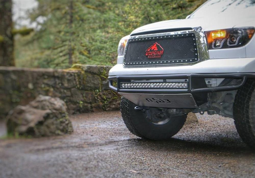 N-FAB M-RDS Pre-Runner Front Bumpers for 2007-2013 TUNDRA - T071MRDS-TX Bumper, Pre-runner Bumper, Fabricated, Steel, Black Textured Powdercoated, Toyota, Each thumbnail 2