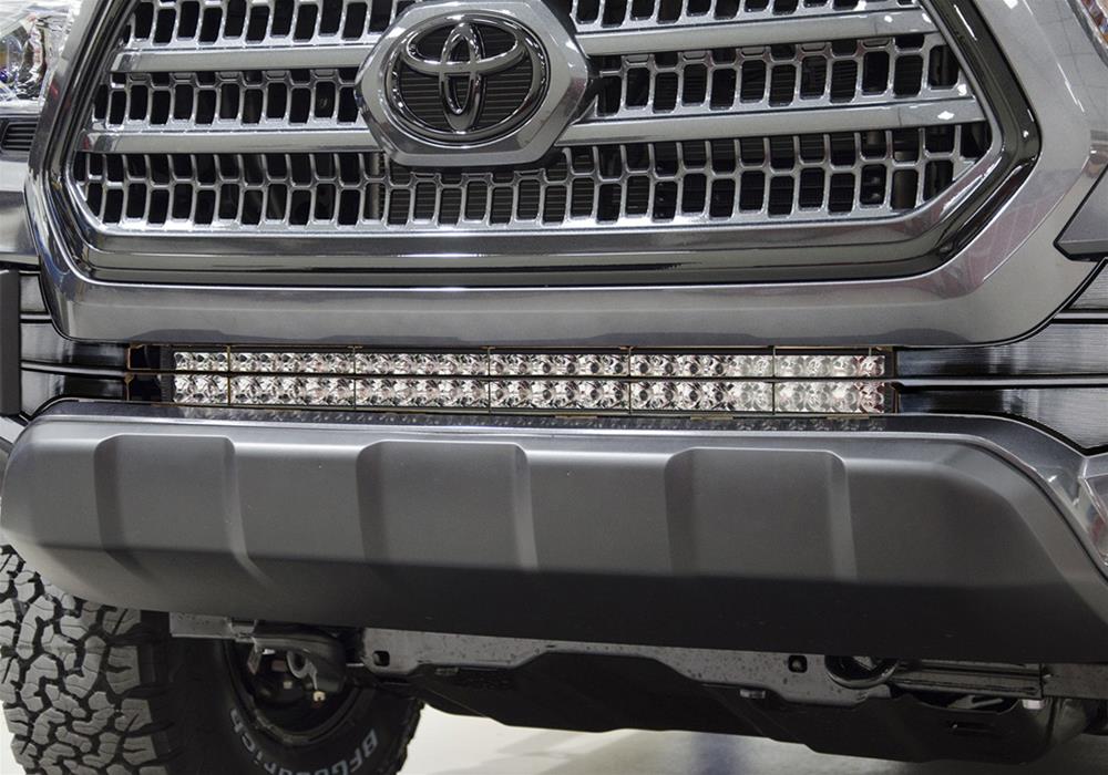 N-fab - Light Mount Brackets for 2016-2023 TACOMA T1634CMB Auxiliary Bracket, LBM Bumper Mounts, Textured Black