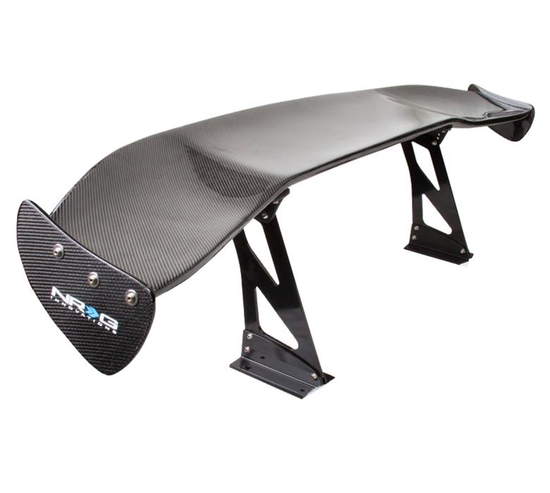 NRG Carbon Fiber Spoiler - Universal (69in.) w/NRG Logo thumbnail 2