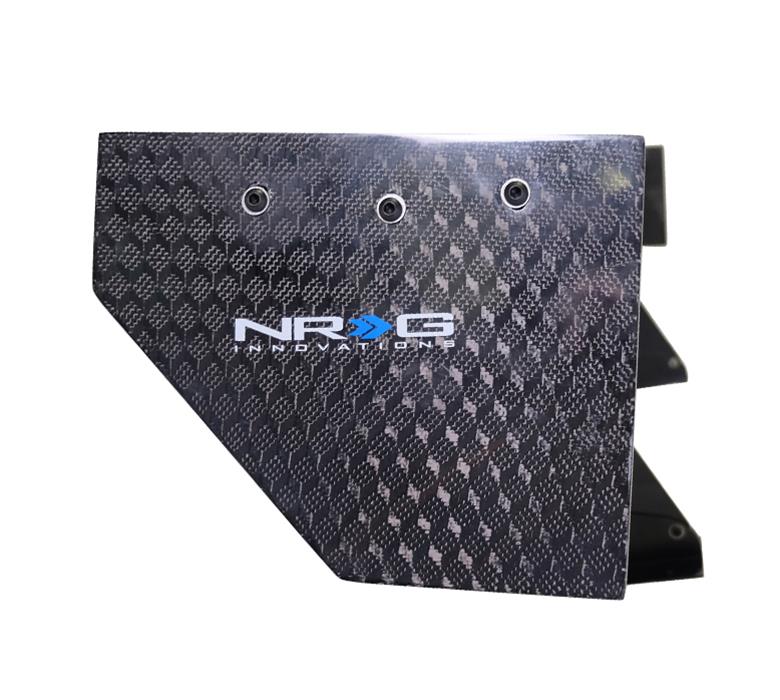 NRG Adjustable Carbon Fiber Spoilers CARB-A692NRG Spoiler - Universal (69") w/NRG logo w/Diamond-Honey stand