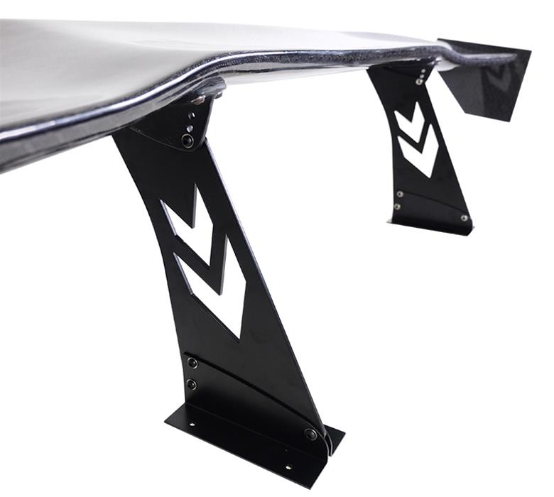NRG Adjustable Carbon Fiber Spoilers CARB-A692NRG Spoiler - Universal (69") w/NRG logo w/Diamond-Honey stand thumbnail 5