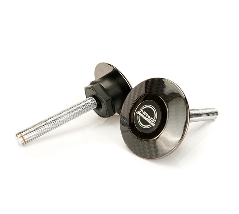 NRG Carbon Fiber Overlay Hood Locks CHL-300 Lock thumbnail 2