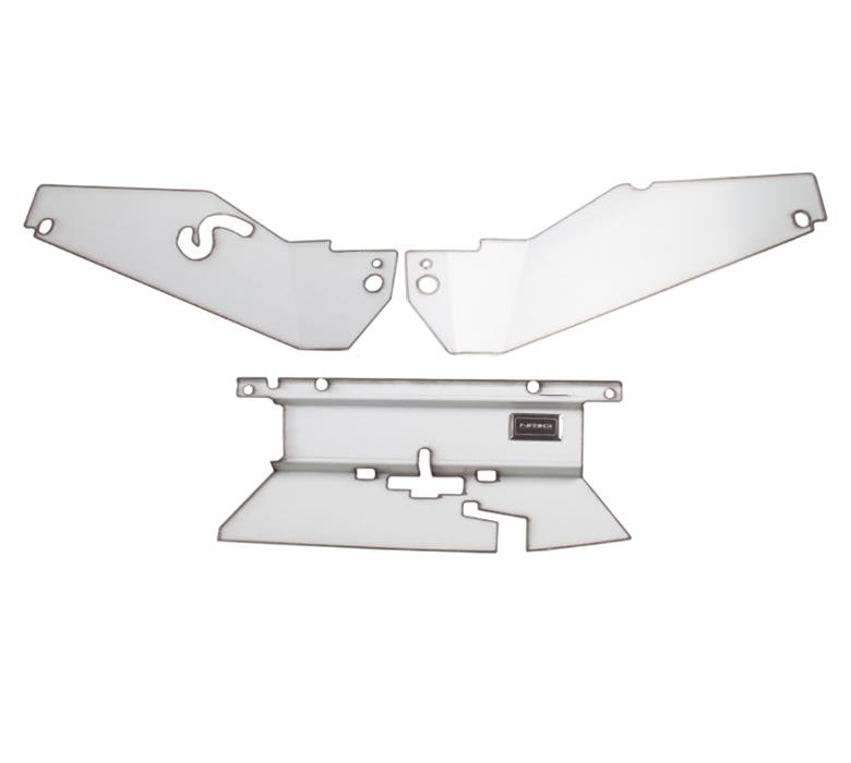 NRG Innovations Air Deflectors DVP-3005 97-98 Nissan 240SX S14 (After Facelift S14.7+) (3pc Kit)