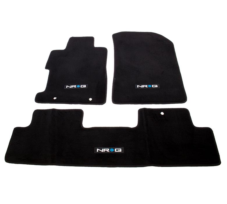 NRG Floor Mats - 06-11 Honda Civic Si 2DR Coupe (NRG Logo) - 3pc.