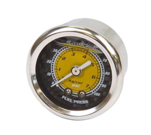 NRG Innovations Gauges FRG-100CF Fuel Regulator Gauge( Carbon Fiber Finish)