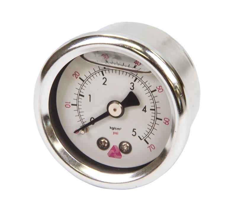 NRG Innovations Gauges FRG-110G TN Fuel Pressure Gauge 70psi