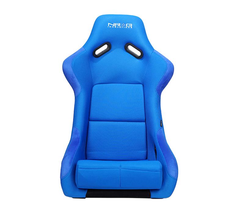 NRG FRP Bucket Seat (Blue Cloth) - Large thumbnail 5
