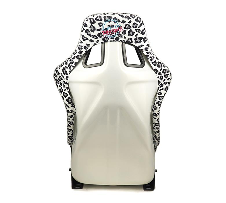 NRG FRP Bucket Seat White Vinyl Material (Large) thumbnail 9