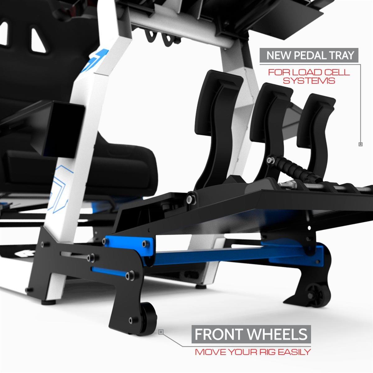 NRG Racing Simulator Stand for Logitech, Thrustmaster, and Fanatec thumbnail 6