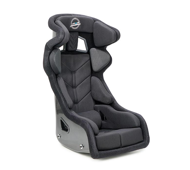NRG FIA Competition Seat w/ Head Containment & Comp Fabric FIA Velcro Paddings - Thick Cushion (Blk) thumbnail 6