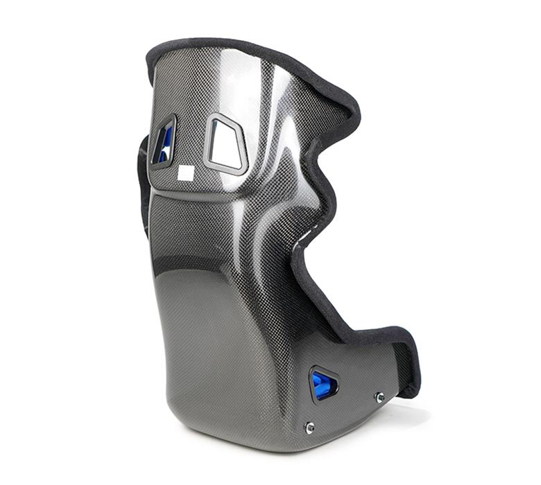 NRG FIA Competition Seat w/ Head Containment & Comp Fabric Velcro Paddings Small Thin Cushion - Blue thumbnail 4