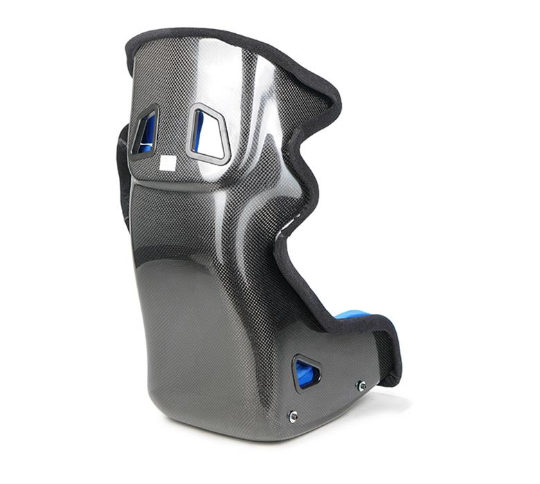 NRG FIA Competition Seat w/ Head Containment & Comp Fabric Velcro Paddings Snug Thick Cushion - Blue thumbnail 4