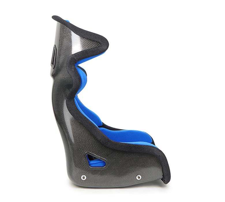 NRG FIA Competition Seat w/ Head Containment & Comp Fabric Velcro Paddings Snug Thick Cushion - Blue thumbnail 5