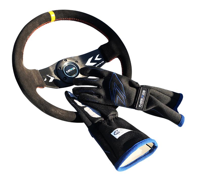 NRG Racing Gloves SFI 3.3 / 5 Approved - Medium thumbnail 4
