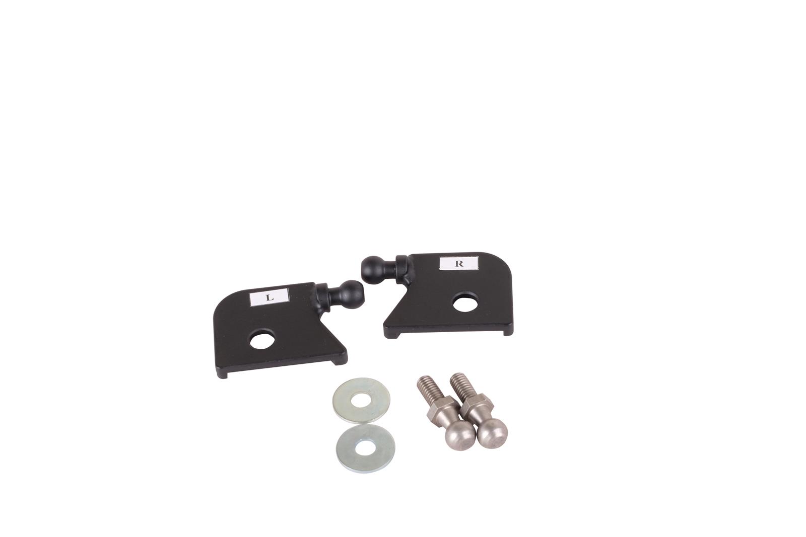 NRG Hood Damper Kit (Polished) - 96-00 Honda Civic thumbnail 3