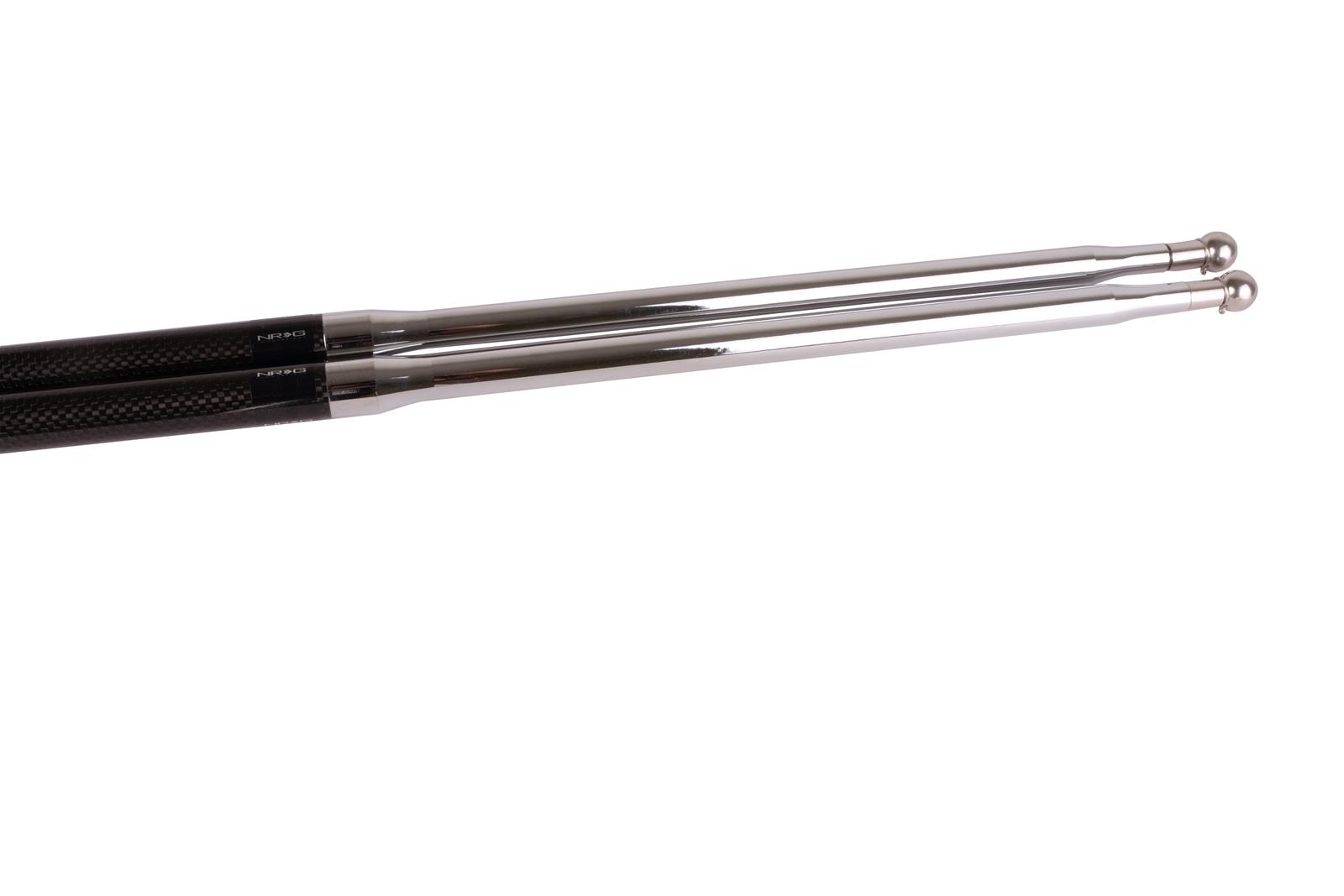 NRG Carbon Fiber Hood Damper Kit - 00+ Honda S2000 (Half Pressure Shocks for CF Hood) thumbnail 2