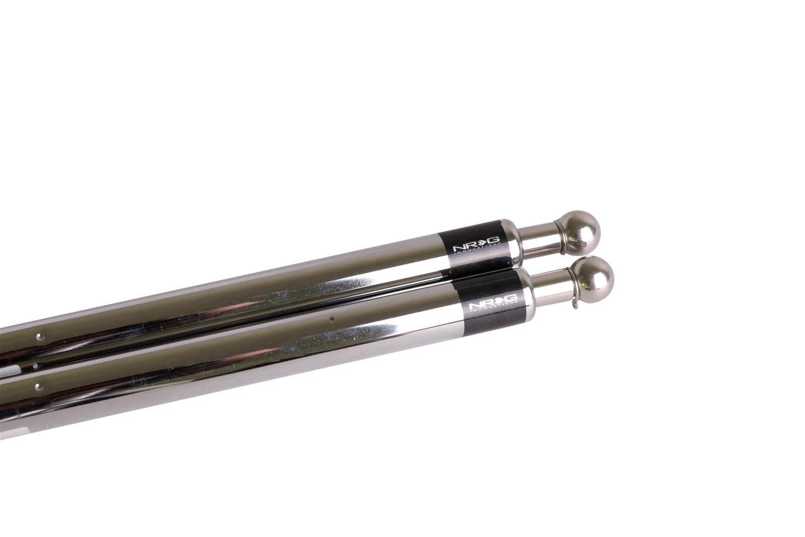 NRG Hood Damper Kit (Polished) - 03-07 Nissan 350Z/G35 (Half Pressure Shocks for CF Hood) thumbnail 2