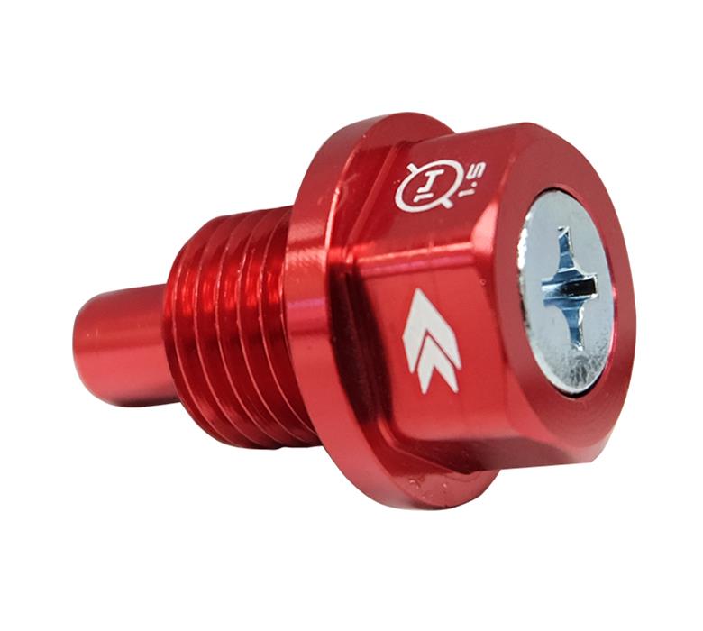 NRG Magnetic Oil Drain Plugs NOP-100RD Red - M14x1.5 Acura,Dodge,Ford,Honda,Hyundai,Isuzu,Jeep, Kia,Mazda,Mitsubishi thumbnail 2