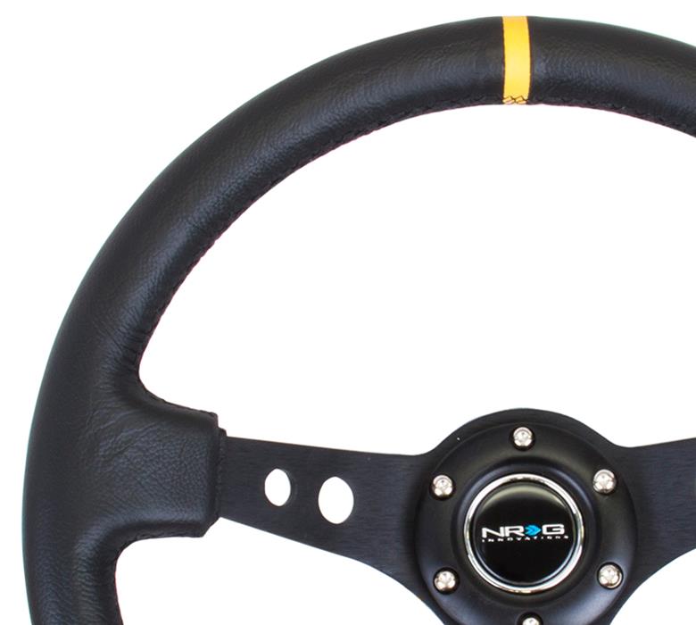 NRG Innovations RST-006BK-Y NRG Deep Dish Steering Wheels with