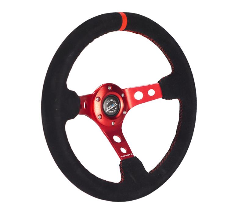 NRG Innovations RST-006S-RD NRG Deep Dish Steering Wheels with