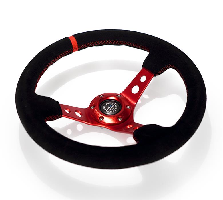 NRG Innovations RST-006S-RD NRG Deep Dish Steering Wheels with
