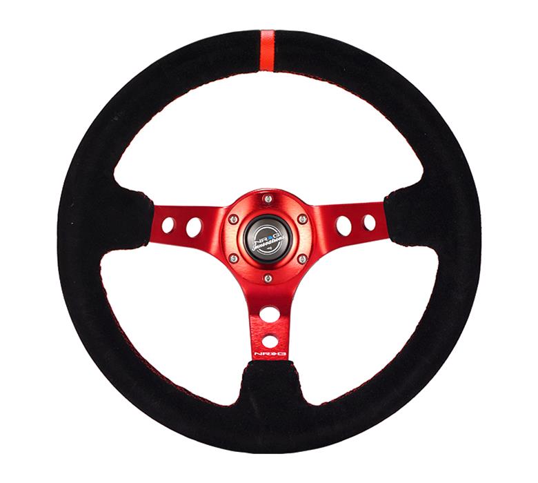NRG Innovations RST-006S-RD NRG Deep Dish Steering Wheels with
