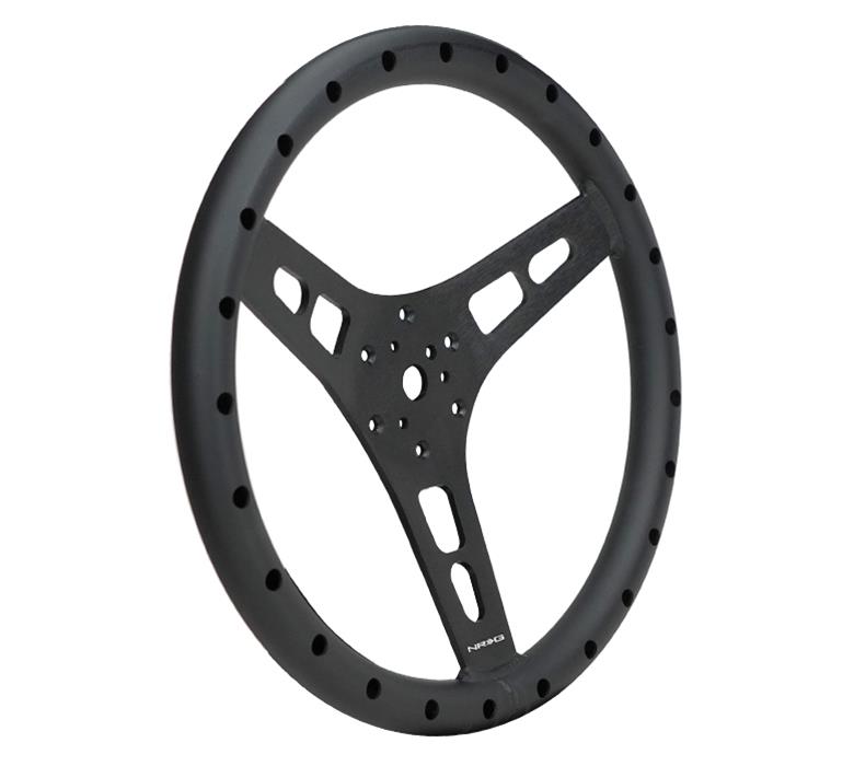 NRG Reinforced Steering Wheel 350mm Sport Full Aluminum Light Weight Welded Steering Wheel thumbnail 4