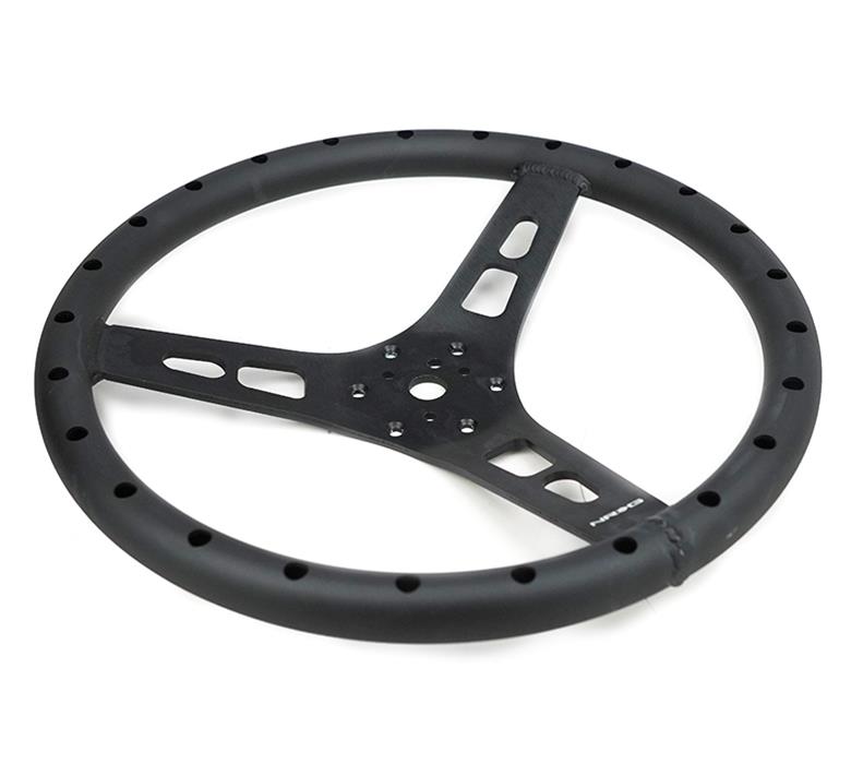 NRG Reinforced Steering Wheel 380mm Sport Full Aluminum Light Weight Welded Steering Wheel thumbnail 2