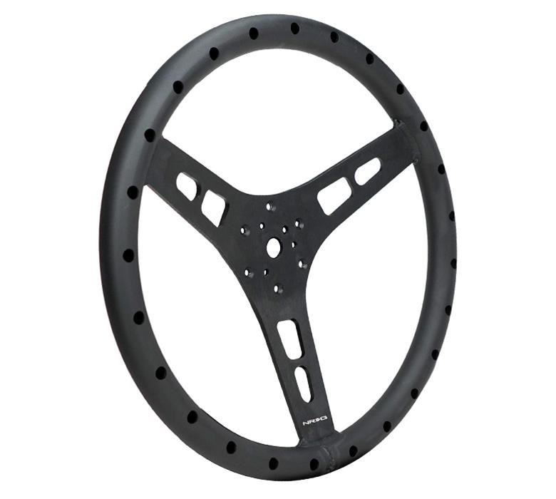 NRG Reinforced Steering Wheel 380mm Sport Full Aluminum Light Weight Welded Steering Wheel thumbnail 3