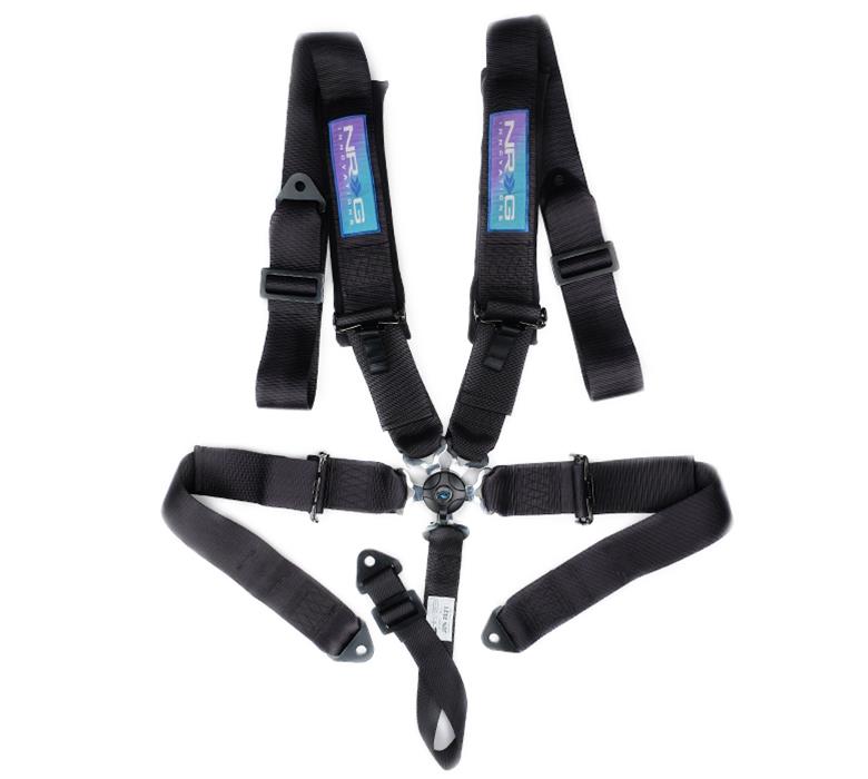 NRG 5PT 3in. Seat Belt Harness / Cam Lock - Black thumbnail 4