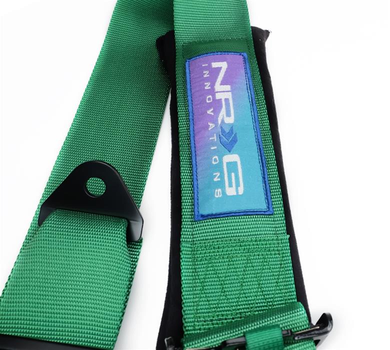 NRG 5PT 3in. Seat Belt Harness / Cam Lock - Green thumbnail 3
