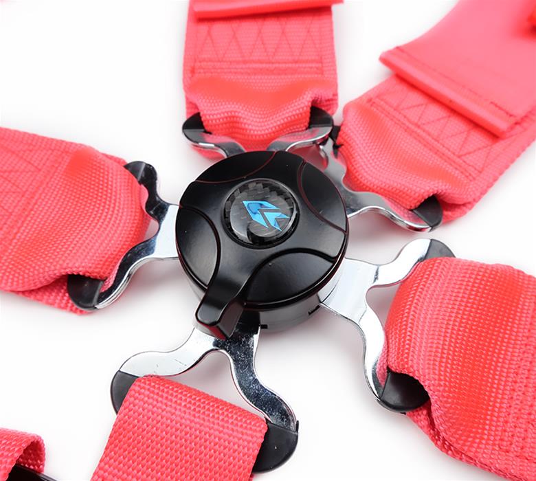 NRG 5PT 3in. Seat Belt Harness / Cam Lock - Pink thumbnail 2