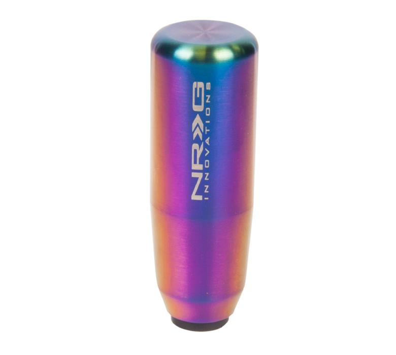 NRG Universal Short Shifter Knob - 3.5in. Length / Heavy Weight .85Lbs. - Multi Color/Neochrome thumbnail 2