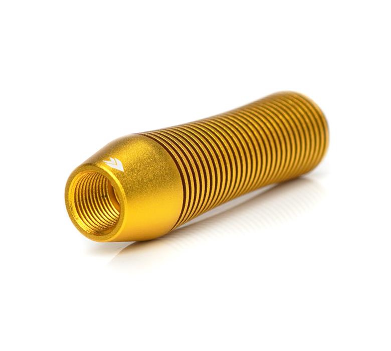 NRG Shift Knob Heat Sink Curvy Short Gold thumbnail 2