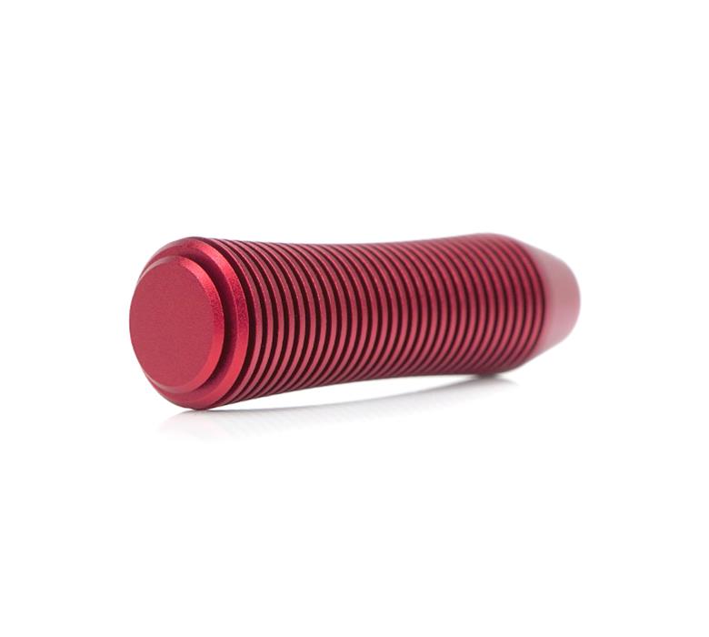 NRG Shift Knob Heat Sink Curvy Short Red thumbnail 3