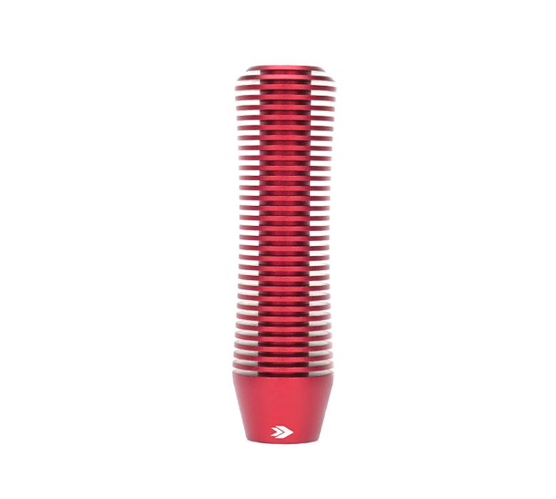 NRG Shift Knob Heat Sink Curvy Short Red thumbnail 2