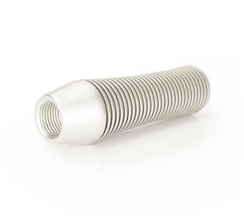 NRG Shift Knob Heat Sink Curvy Short Silver