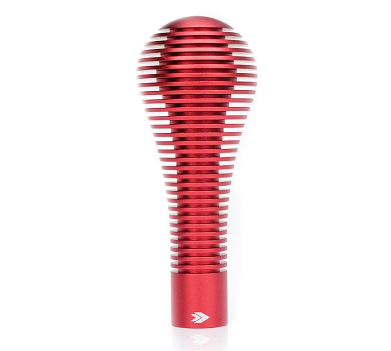 NRG Shift Knob Heat Sink Bubble Head Short Red thumbnail 2