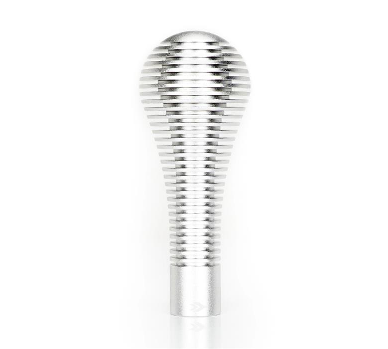 NRG Shift Knob Heat Sink Bubble Head Short Silver thumbnail 3
